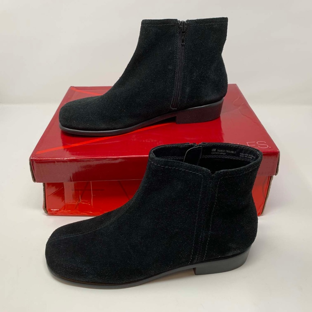 Aerosoles Women's Duble Trouble, Black Suede, 6 M
